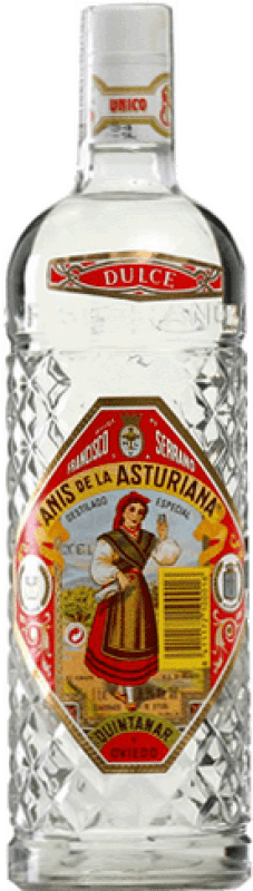 Envio grátis | Anis La Asturiana Dulce — Doce Espanha Garrafa Medium 50 cl