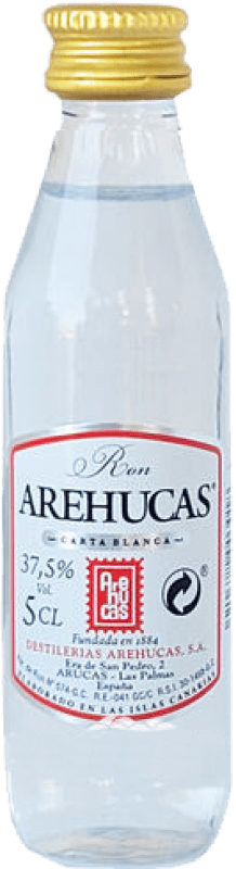 3,95 € Envoi gratuit | Rhum Arehucas Blanco Bouteille Miniature 5 cl