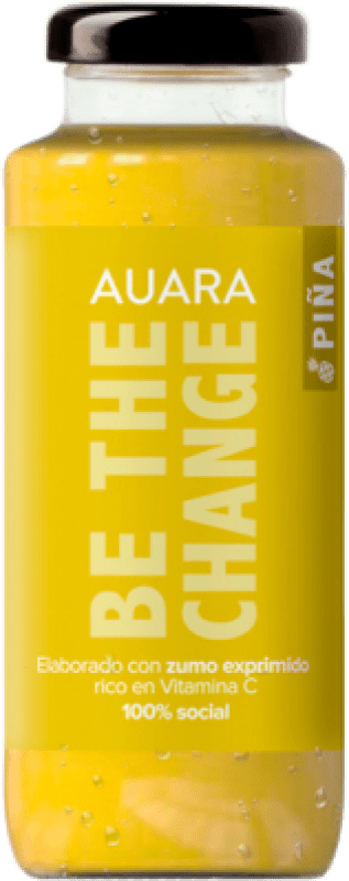 Spedizione Gratuita | Succo Auara Spagna Bottiglietta 20 cl Piña — Ananas Spedizione Gratuita | Succo Auara Spagna Bottiglietta 20 cl Piña — Ananas