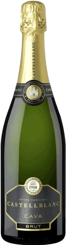 5,95 € | Белое игристое Castellblanch брют D.O. Cava Испания 75 cl