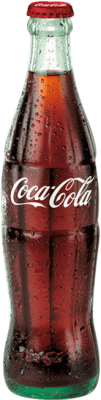 10,95 € | Caja de 24 unidades Refrescos y Mixers Coca-Cola Vidrio RET España Botellín 25 cl
