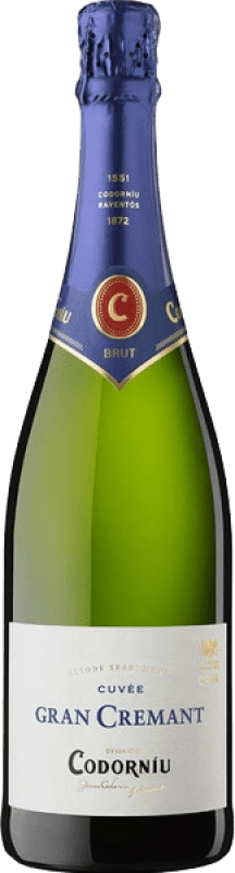 6,95 € | Blanc mousseux Codorníu Gran Craman D.O. Cava Espagne 75 cl