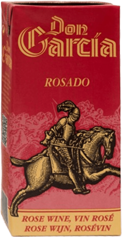 Free Shipping | Rosé wine Don García Rosado Tetrabrick Spain 1 L