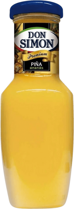 0,95 € Envio grátis | Refrigerantes Don Simón Zumo Piña Vidrio Garrafa Pequena 20 cl