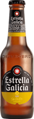 Beer Estrella Galicia sin Gluten Small Bottle 25 cl