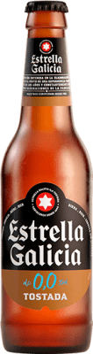 38,95 € | Caja de 24 unidades Cerveza Estrella Galicia Tostada 0,0 Galicia España Botellín 20 cl Sin Alcohol