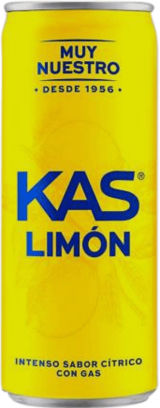 0,95 € Envío gratis | Refrescos Kas Lata 33 cl Limón