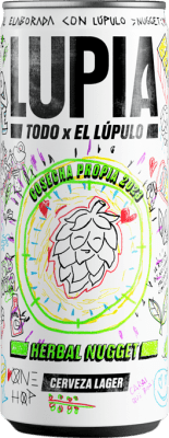 42,95 € | Пиво Lupia. Herbal Nugget Испания Банка 33 cl