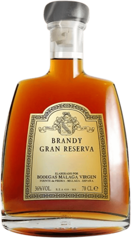 Envio grátis | Brandy Conhaque Málaga Virgen 1885 Espanha 34 Anos 70 cl