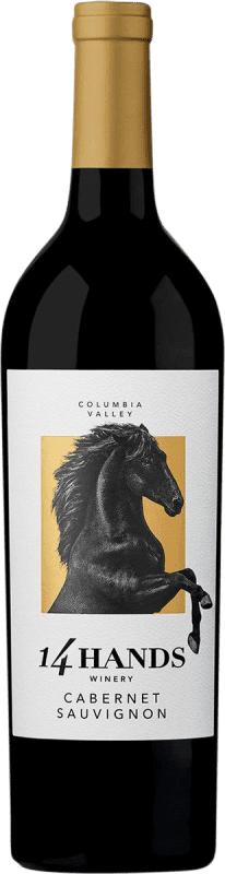 Бесплатная доставка | Красное вино 14 Hands I.G. Columbia Valley Washington Соединенные Штаты Merlot — Мерло, Cabernet Sauvignon — Каберне Совиньон, Malbec — Мальбек 75 cl