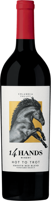 Spedizione Gratuita | Vino Rosso 14 Hands Hot to Trot Blend Washington stati Uniti Merlot, Cabernet Sauvignon, Nebbiolo 75 cl