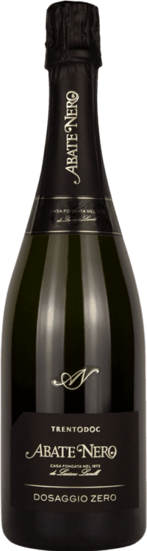 Envío gratis | Espumoso Blanco Abate Nero Dosaggio D.O.C. Trento Trentino Italia Prosecco 75 cl