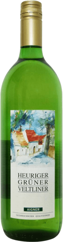 Spedizione Gratuita | Vino bianco Aigner Heuriger I.G. Niederösterreich Niederösterreich Austria Grüner Veltliner 1 L