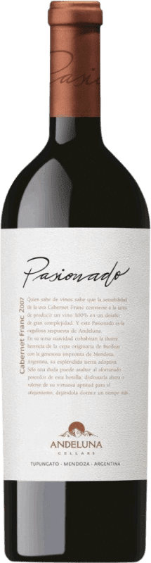 47,95 € Envío gratis | Vino Tinto Andeluna Pasionado I.G. Tupungato