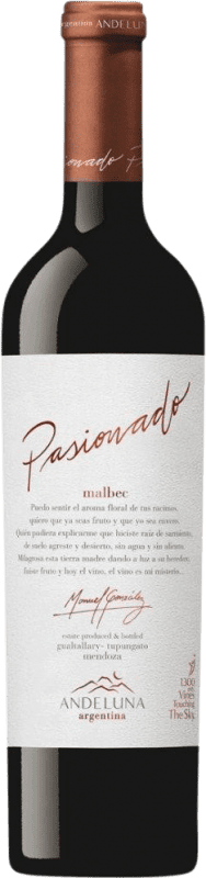 Envoi gratuit | Vin rouge Andeluna I.G. Tupungato Mendoza Argentine Malbec 75 cl