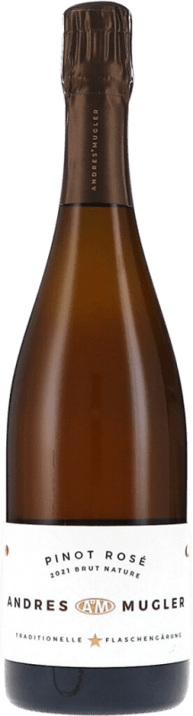 19,95 € Free Shipping | Rosé sparkling Andres & Mugler Rosé Sekt Brut Nature Q.b.A. Pfälz