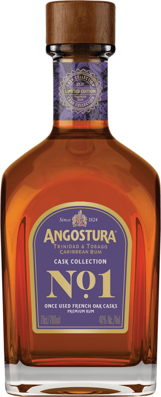 116,95 € | Rum Angostura Nº 1 2nd Edition French Oak Cask Finish — Afinado em Barrica Trinidad e Tobago 70 cl