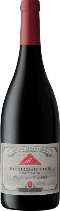 15,95 € | Vinho tinto Cape of Good Hope Riebeeksrivier Western Slopes W.O. Swartland Swartland África do Sul Syrah, Grenache Tintorera, Carignan, Mourvèdre, Viognier 75 cl