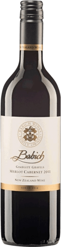 Free Shipping | Red wine Babich Gimblett Gravels Merlot Cabernet I.G. Hawkes Bay Hawke's Bay New Zealand Merlot, Cabernet 75 cl