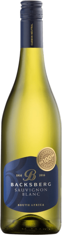 Free Shipping | White wine Backsberg Coastal Region South Africa Sauvignon White 75 cl