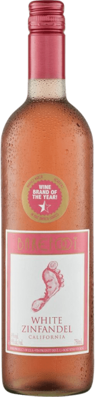 Kostenloser Versand | Rosé-Wein Barefoot White I.G. California Kalifornien Argentinien Zinfandel 75 cl