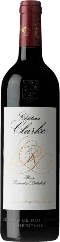 Бесплатная доставка | Красное вино Baron Edmond de Rothschild Château Clarke A.O.C. Listrac-Médoc Франция Merlot — Мерло, Cabernet Sauvignon — Каберне Совиньон 75 cl