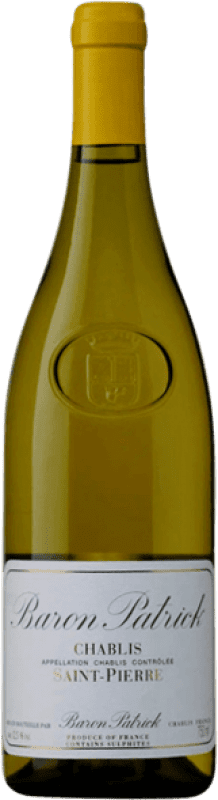 免费送货 | 白酒 Baron Patrick Saint Pierre A.O.C. Chablis 勃艮第 法国 Chardonnay 75 cl