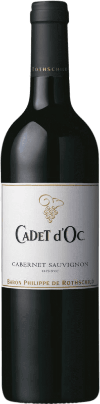 Kostenloser Versand | Rotwein Philippe de Rothschild Cadet d'Oc I.G.P. Vin de Pays d'Oc Bordeaux Frankreich Cabernet Sauvignon 75 cl