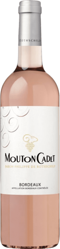 Free Shipping | Rosé wine Philippe de Rothschild Mouton Cadet Rosé A.O.C. Bordeaux Bordeaux France Merlot, Cabernet Sauvignon, Cabernet Franc 75 cl