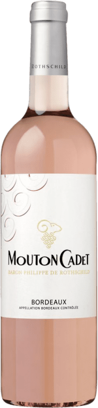 10,95 € | Vinho rosé Philippe de Rothschild Mouton Cadet Rosé A.O.C. Bordeaux Bordeaux França Merlot, Cabernet Sauvignon, Cabernet Franc 75 cl