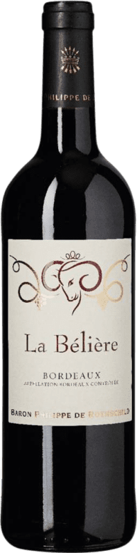 11,95 € Free Shipping | Red wine Philippe de Rothschild La Bélière Rouge A.O.C. Bordeaux
