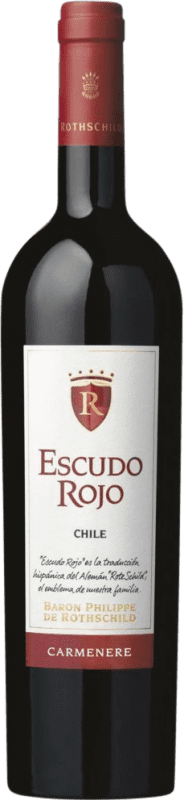 Free Shipping | Red wine Philippe de Rothschild Escudo Rojo I.G. Valle de Rapel Chile Carmenère 75 cl