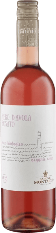 Envoi gratuit | Vin rose Barone Montalto Rosato Italie Nero d'Avola 75 cl