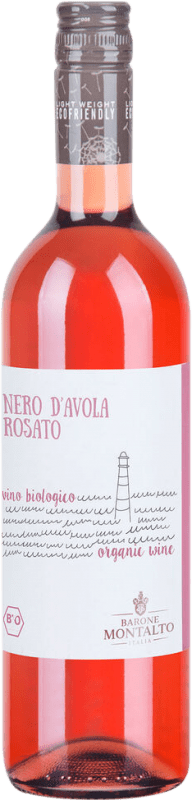 Kostenloser Versand | Rosé-Wein Barone Montalto Rosato Italien Nero d'Avola 75 cl