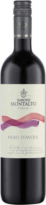 Free Shipping | Red wine Barone Montalto D.O.C. Sicilia Sicily Italy Nero d'Avola 75 cl