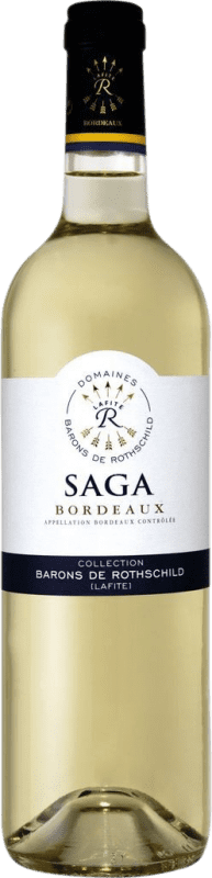 10,95 € Envío gratis | Vino Blanco Château Lafite-Rothschild Saga A.O.C. Bordeaux