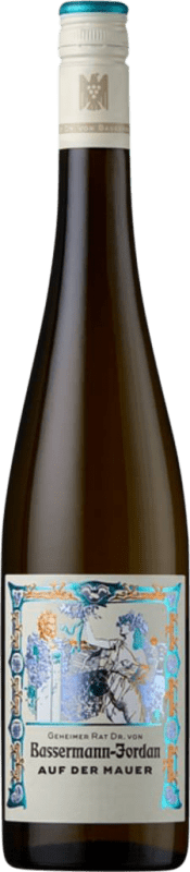 送料無料 | 白ワイン Dr. Von Basserman-Jordan Auf der Mauer Q.b.A. Pfälz Pfälz ドイツ Riesling 75 cl