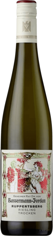 Envoi gratuit | Vin blanc Dr. Von Basserman-Jordan Ruppertsberg Q.b.A. Pfälz Pfälz Allemagne Riesling 75 cl