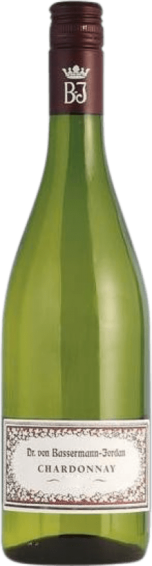 Envio grátis | Vinho branco Dr. Von Basserman-Jordan Seco Q.b.A. Pfälz Pfälz Alemanha Chardonnay 75 cl