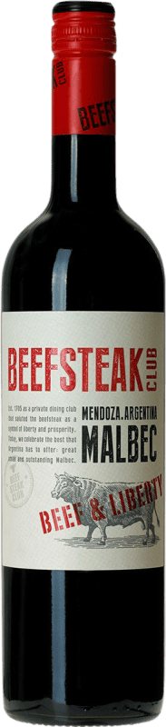 免费送货 | 红酒 Beefsteak Club Beef & Liberty 南澳大利亚 澳大利亚 Malbec 75 cl