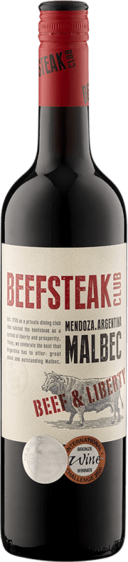 Envio grátis | Vinho Tinto Beefsteak Club Beef & Liberty Austrália Meridional Austrália Malbec 75 cl