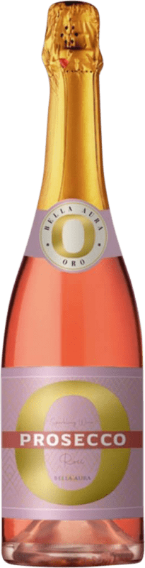 Free Shipping | Rosé Sparkling Wine Bella Aura Oro Spumante Rosé D.O.C. Prosecco Friuli-Venezia Giulia Italy Nebbiolo, Glera 75 cl