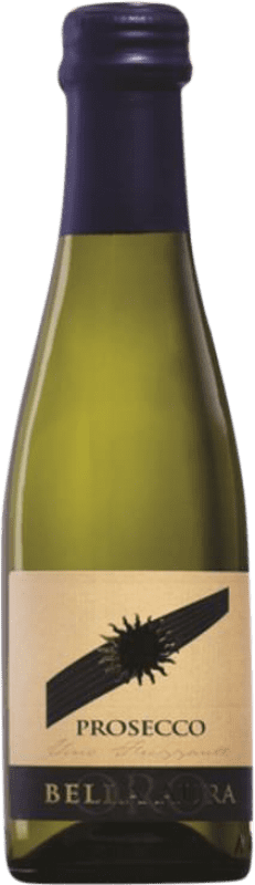 Spedizione Gratuita | Spumante Bianco Bella Aura Oro Frizzante D.O.C. Prosecco Venecia Italia Glera Bottiglietta 20 cl