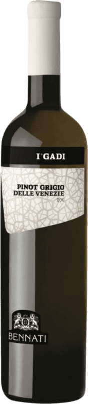 免费送货 | 白酒 Bennati I Gadi I.G.T. Delle Venezie Venecia 意大利 Pinot Grey 75 cl