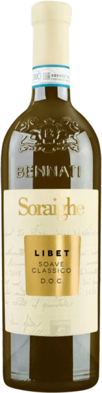 Бесплатная доставка | Белое вино Bennati Libet Soraighe D.O.C. Soave Venecia Италия 75 cl