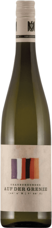 Envoi gratuit | Vin Blanc Bernhart Auf der Grenze Trocken — Sec Q.b.A. Pfälz Pfälz Allemagne Pinot Gris 75 cl