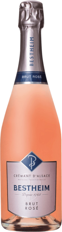 Бесплатная доставка | Розовое игристое вино Bestheim Brut — брют Rosé — Розе A.O.C. Crémant d'Alsace Эльзас Франция Pinot Noir — Пино Нуар 75 cl
