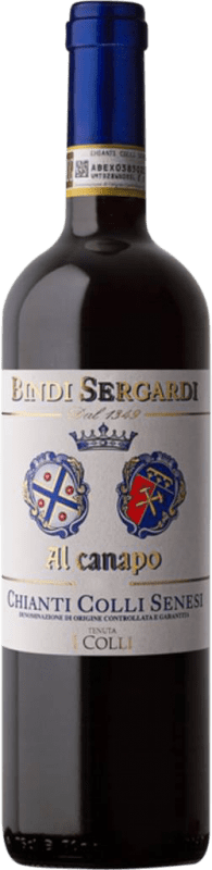 Бесплатная доставка | Красное вино Bindi Sergardi Al Canapo Colli Senesi D.O.C.G. Chianti Италия Sangiovese 75 cl