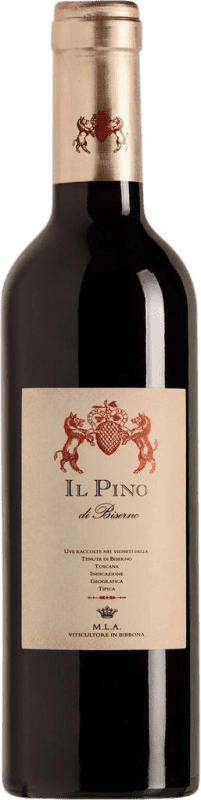 51,95 € Бесплатная доставка | Красное вино Tenuta di Biserno Il Pino I.G.T. Toscana Полубутылка 37 cl
