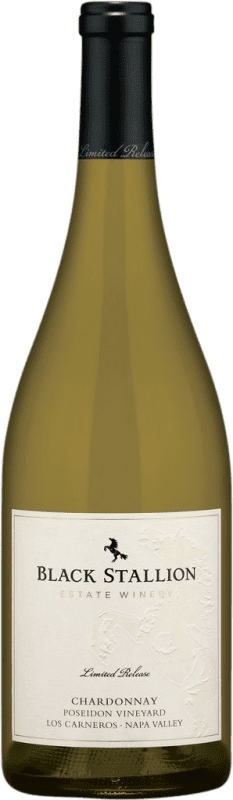82,95 € Kostenloser Versand | Weißwein Black Stallion Poseidon Los Carneros Limitierte Edition I.G. California